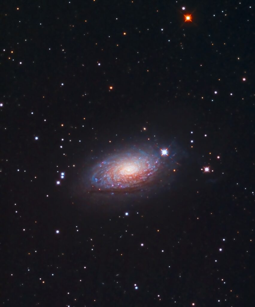 M 63 Sunflower Galaxy - Hunting Dogs Constellation