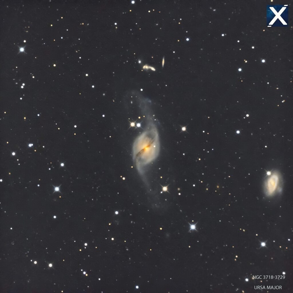 Ngc 3718.3729 Galaxies in the Great Bear